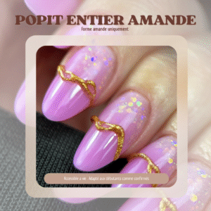 POPIT ENTIER FORME AMANDE